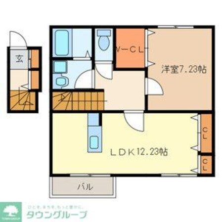 マイシティ上小町IIの物件間取画像